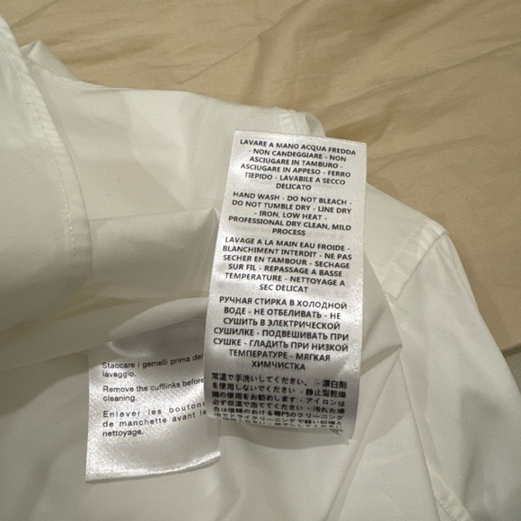 Gucci Mens White French Cuffs Dress Shirt - Picture 8 of 8